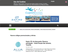 Tablet Screenshot of cuponhotel.com